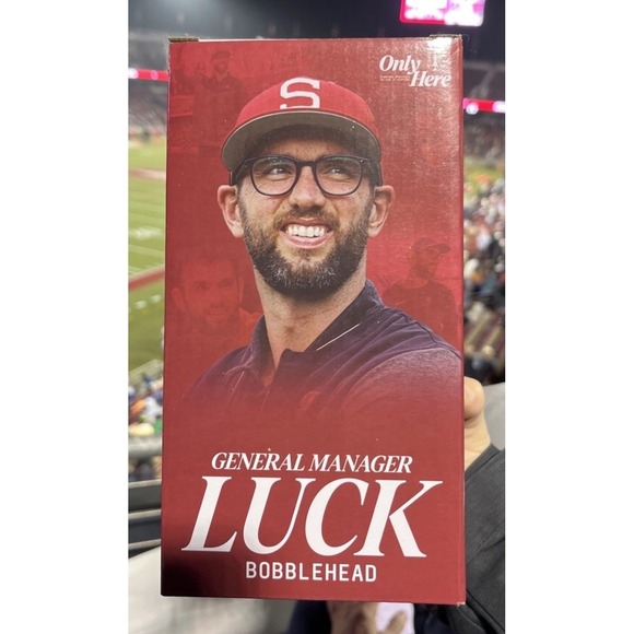 Other - Stanford Cardinal General Manager‎ Andrew Luck SGA Bobblehad Bobble 11.29.25 NIB